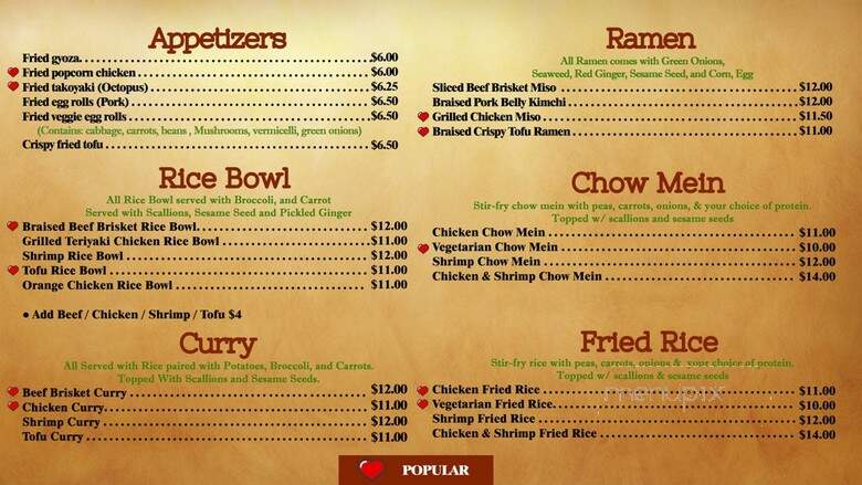 Savage Ramen - Victorville, CA menu_pic