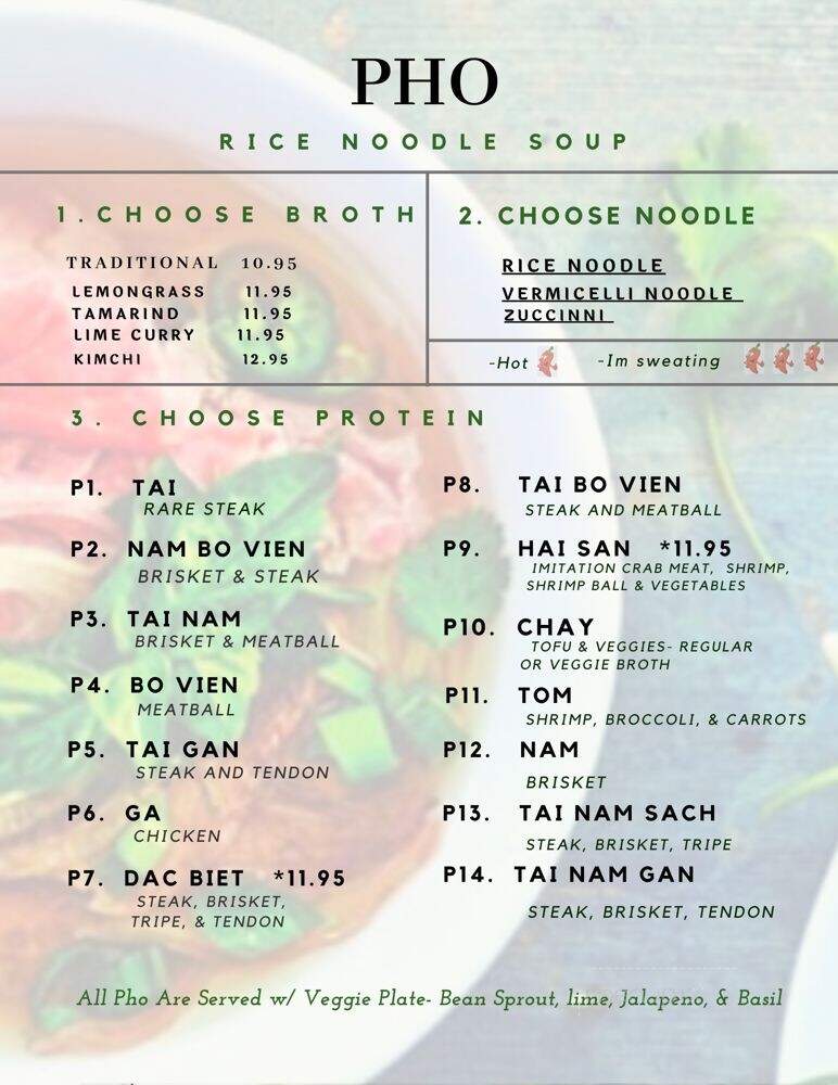 Pho Brothers II - Monument, CO menu_pic