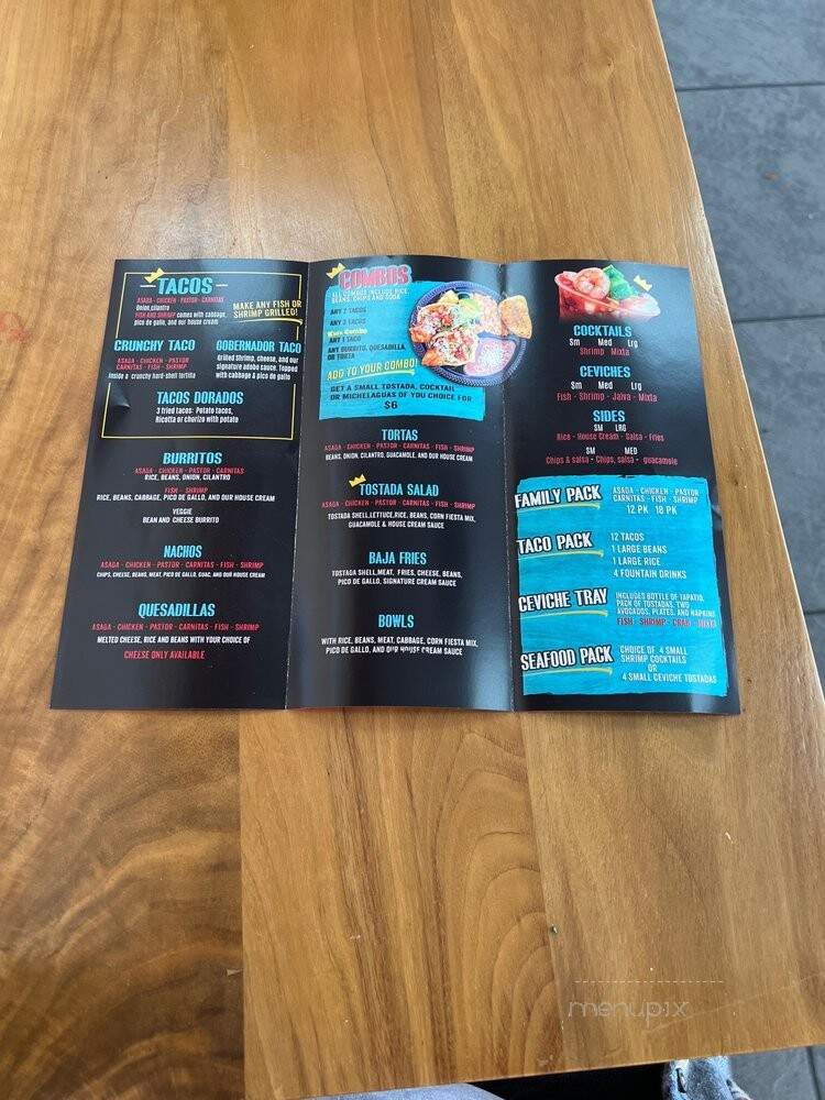 Reventaco - La Mirada, CA menu_pic