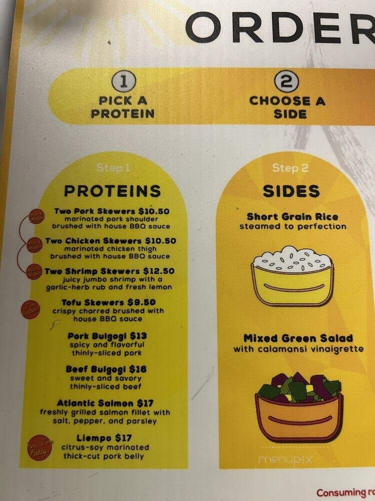 Barrio - Garden Grove, CA menu_pic