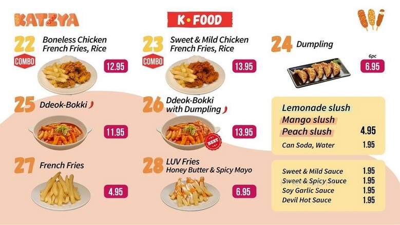 Katzya chicken - San Diego, CA menu_pic