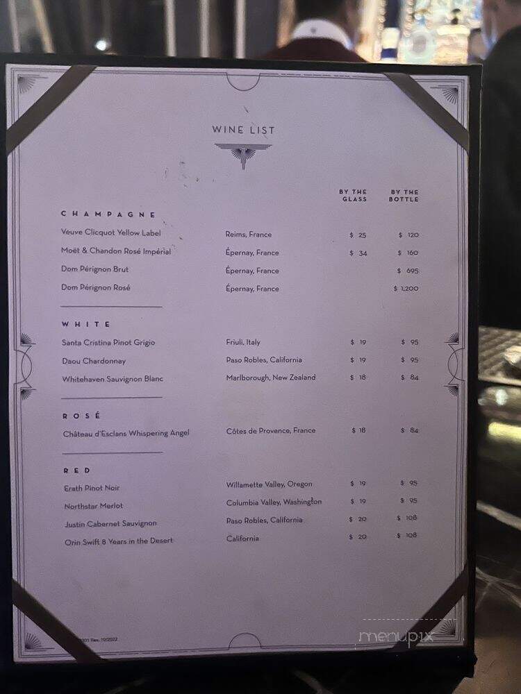 Rosina - Las Vegas, NV menu_pic