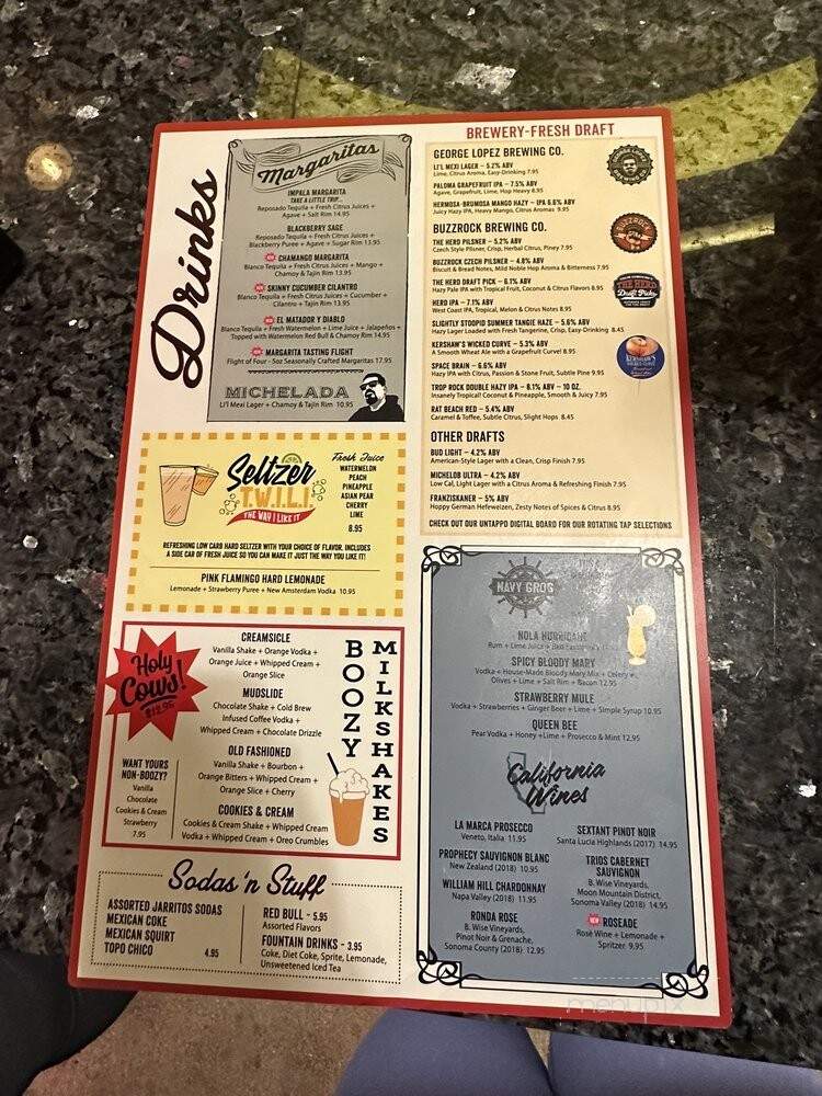 The Brews Hall at Del Amo - Torrance, CA menu_pic