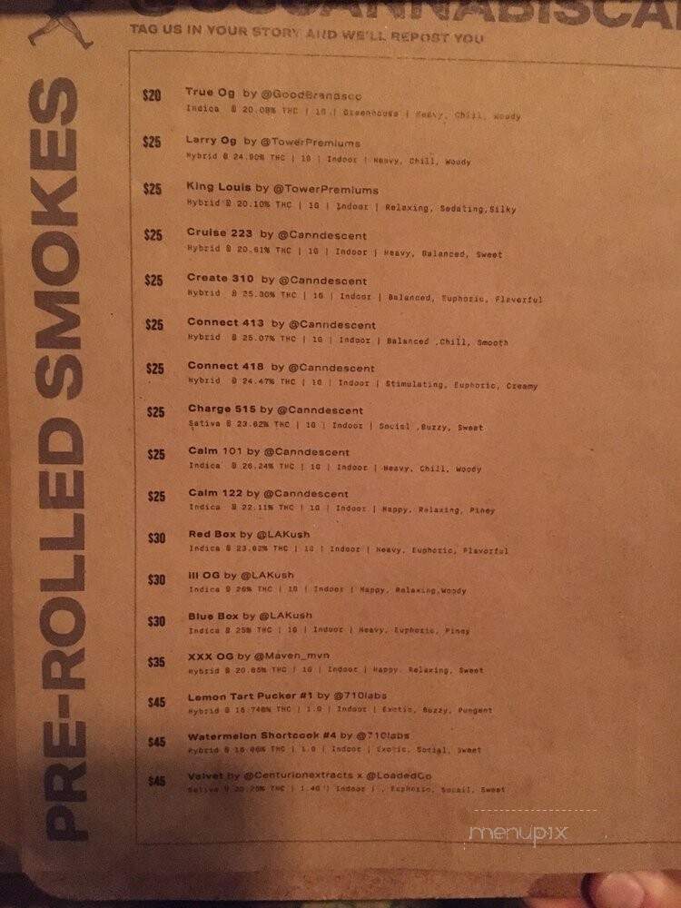 Lowell's Cafe - West Hollywood, CA menu_pic