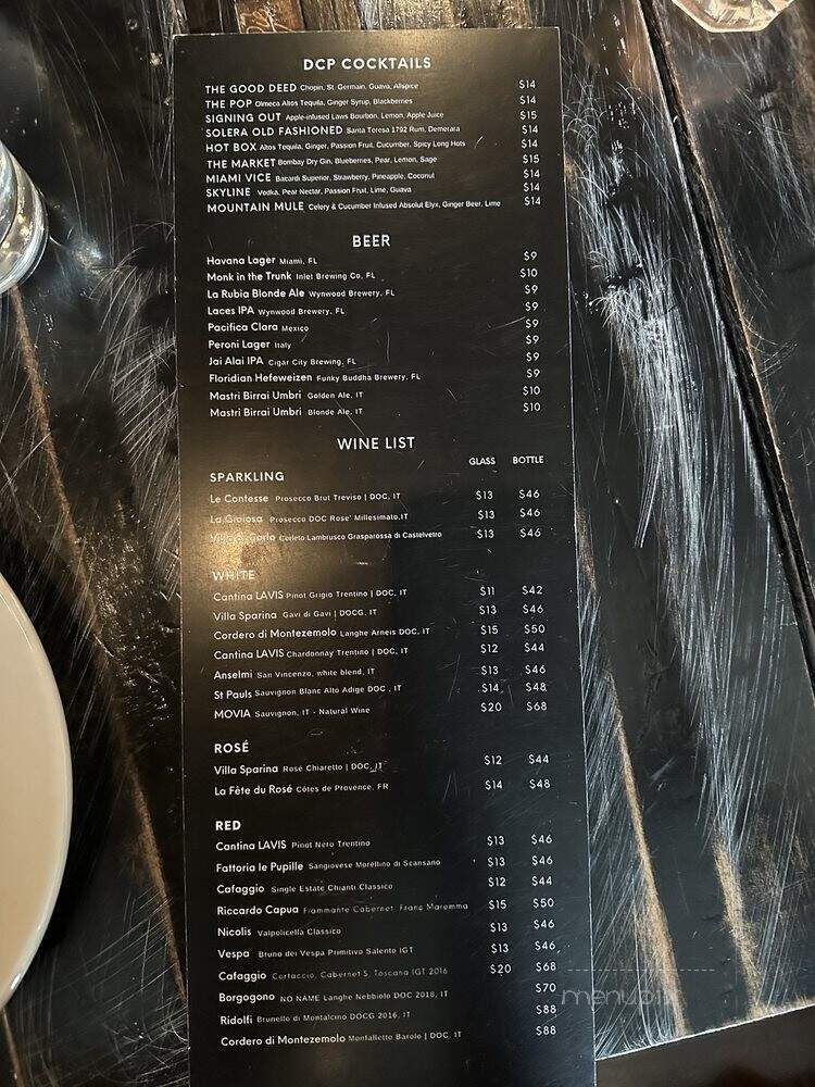DC PIE CO. Brickell - Miami, FL menu_pic