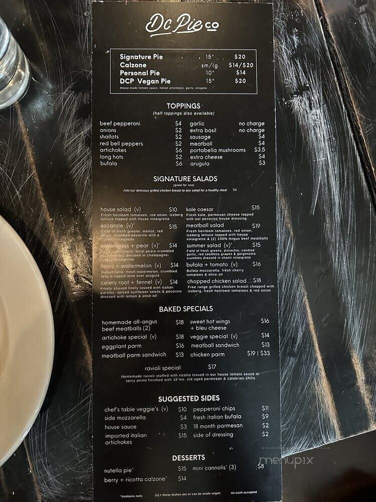 DC PIE CO. Brickell - Miami, FL menu_pic