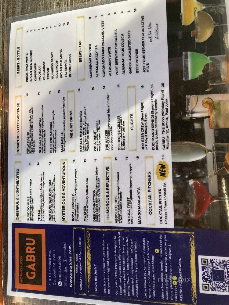 Desi - Campbell, CA menu_pic