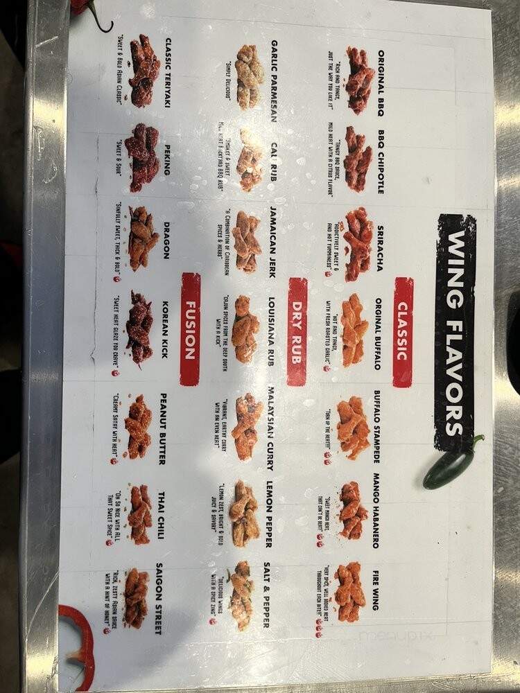 Fire Wings - Alameda, CA menu_pic