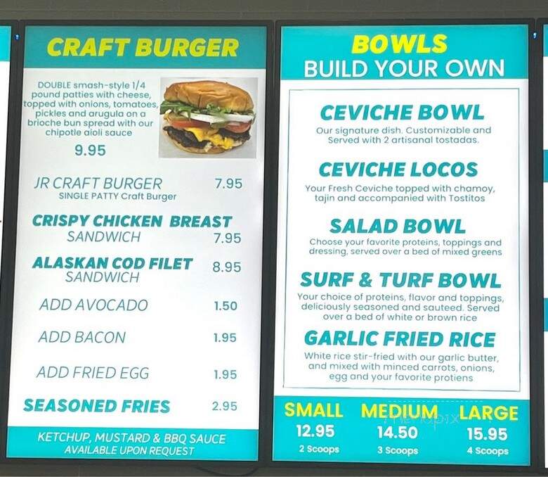 Ceviche Craft - Chula Vista, CA menu_pic