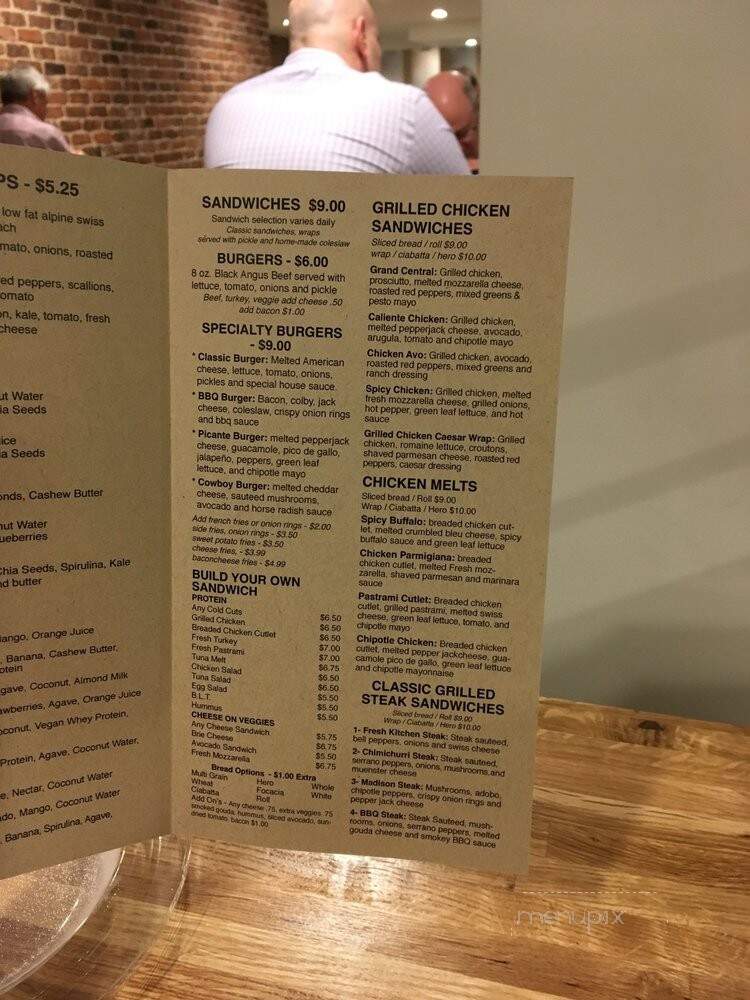 Fresh Kitchen - New York, NY menu_pic