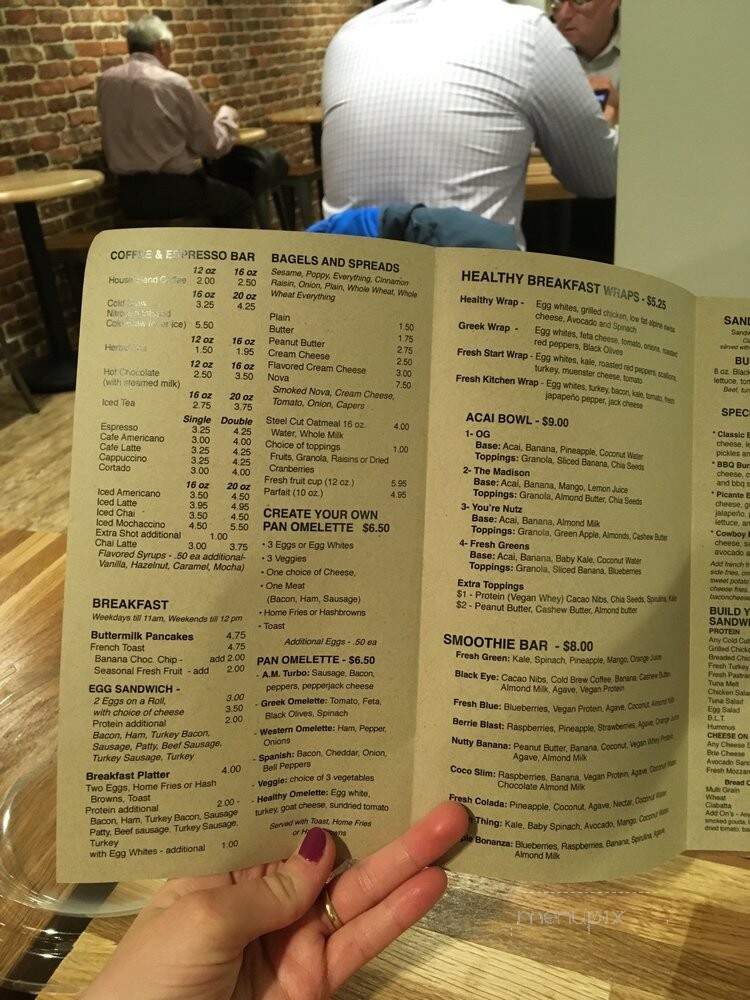 Fresh Kitchen - New York, NY menu_pic