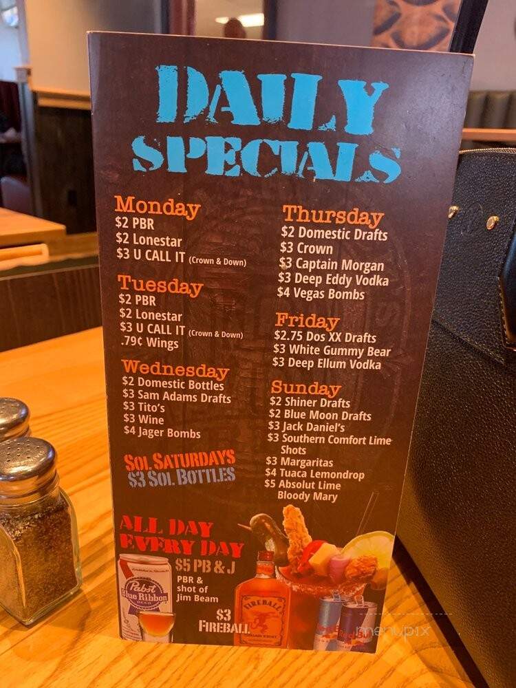 BoomerJacks Grill and Bar - Fairview, TX menu_pic