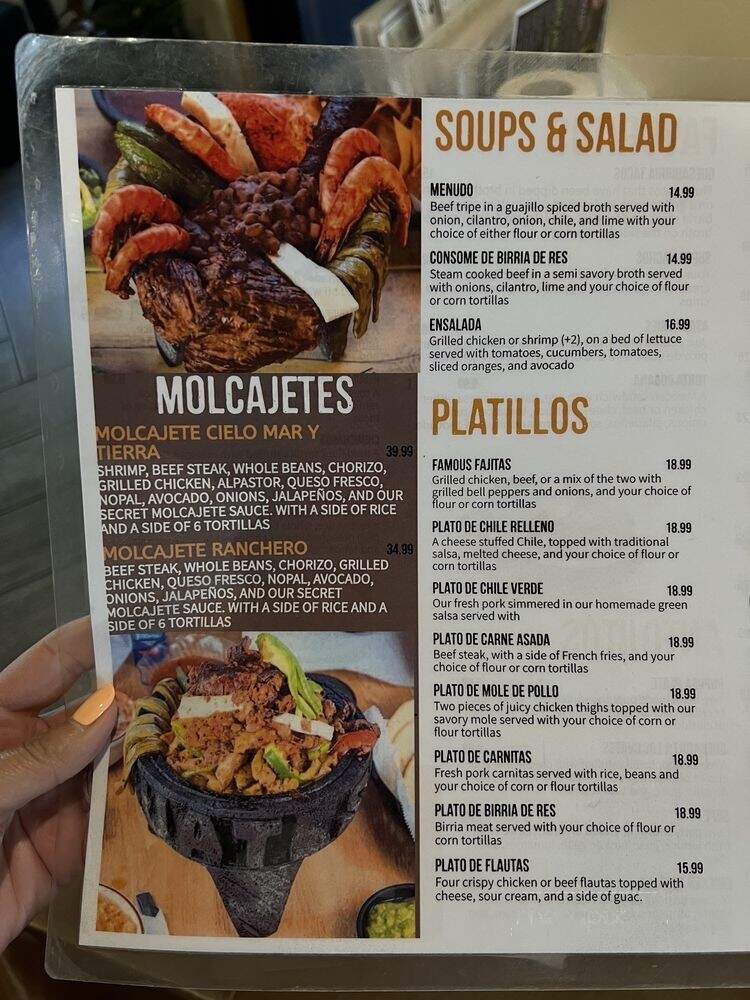 Los Cuates Buffet - Gilroy, CA menu_pic
