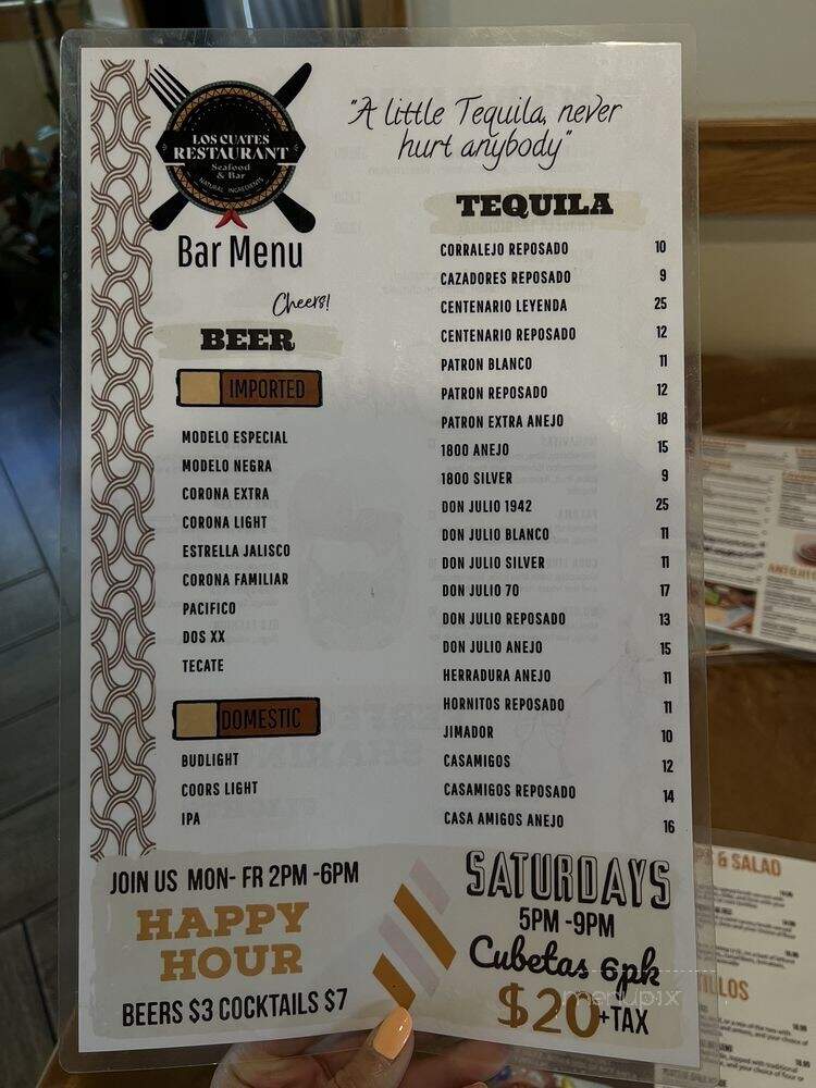 Los Cuates Buffet - Gilroy, CA menu_pic