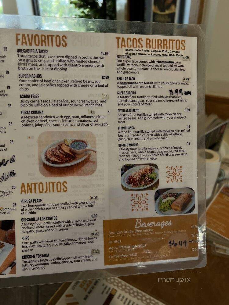 Los Cuates Buffet - Gilroy, CA menu_pic
