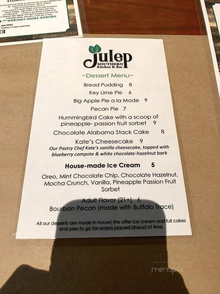 Julep Southern Kitchen & Bar - Annapolis, MD