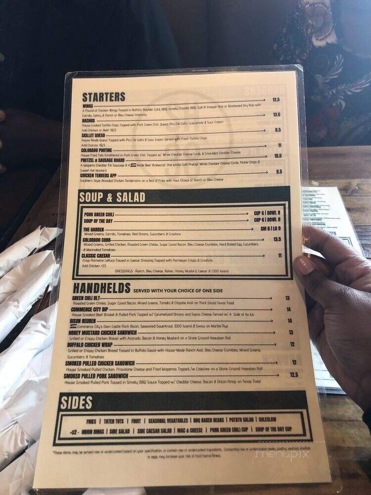 State House 38 - Commerce City, CO menu_pic