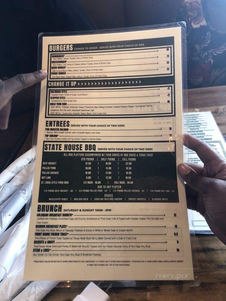 State House 38 - Commerce City, CO menu_pic