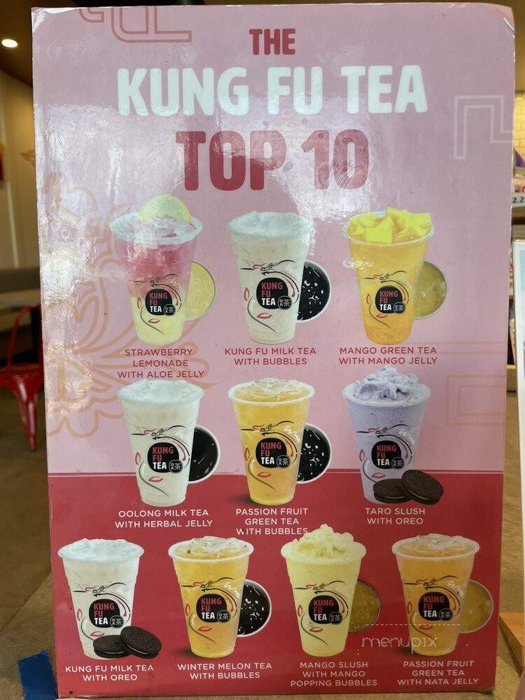 Kung Fu Tea - San Marcos, CA menu_pic