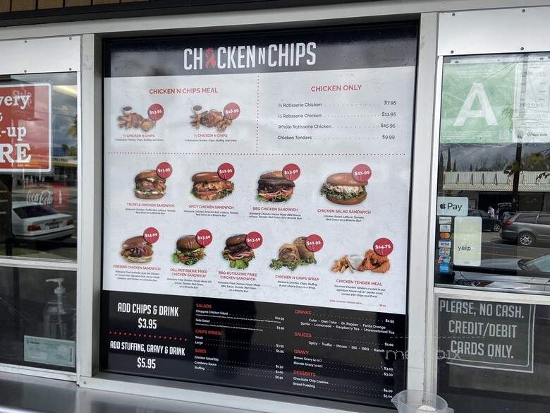 Chicken N Chips - Los Angeles, CA menu_pic