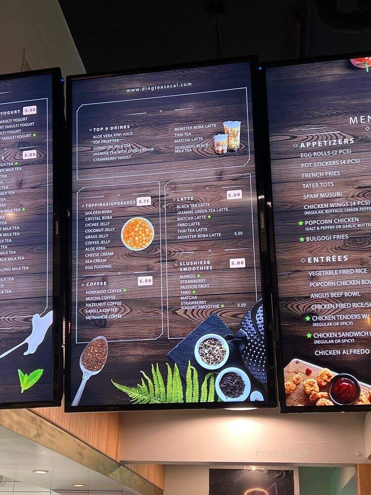 Ding Tea Lomita - Lomita, CA menu_pic