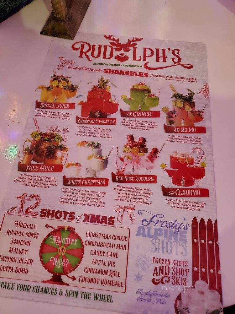 Rudolph's - Chicago, IL menu_pic