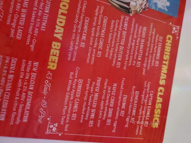 Rudolph's - Chicago, IL menu_pic