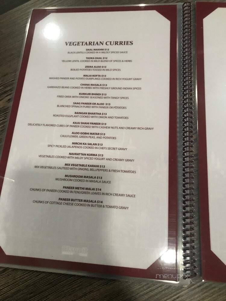 Claypit Indian cuisine - Sherman Oaks, CA menu_pic