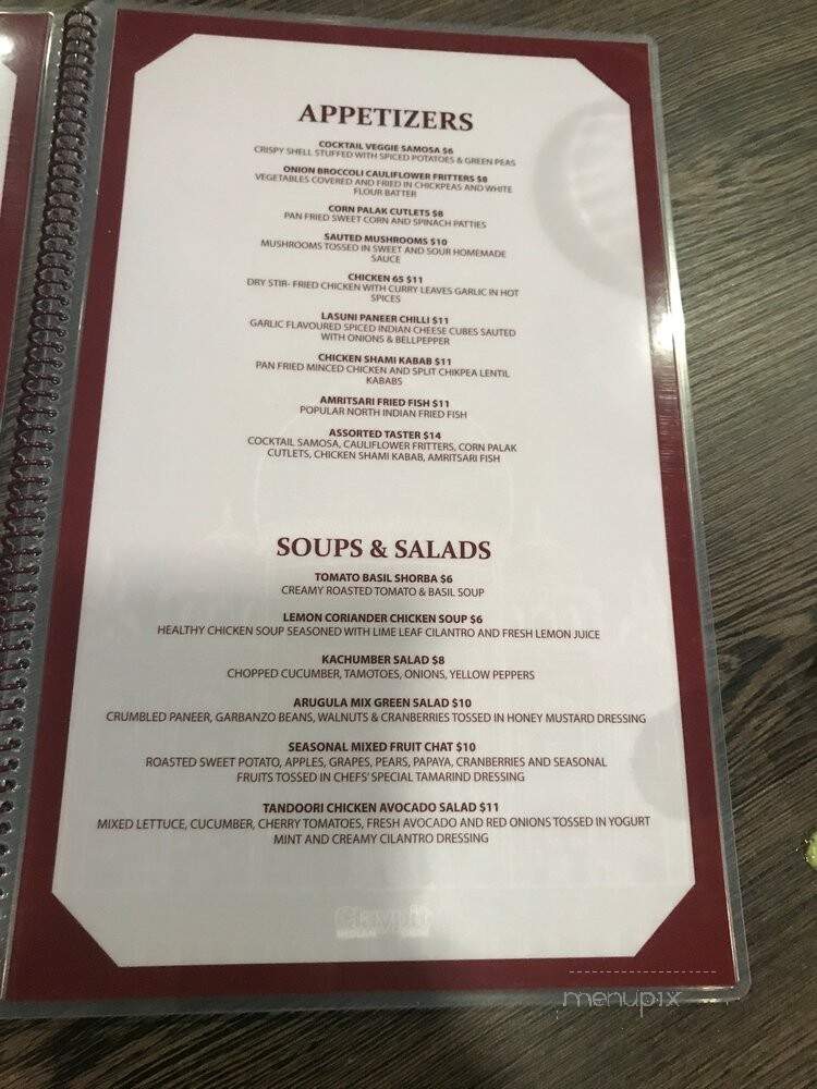 Claypit Indian cuisine - Sherman Oaks, CA menu_pic