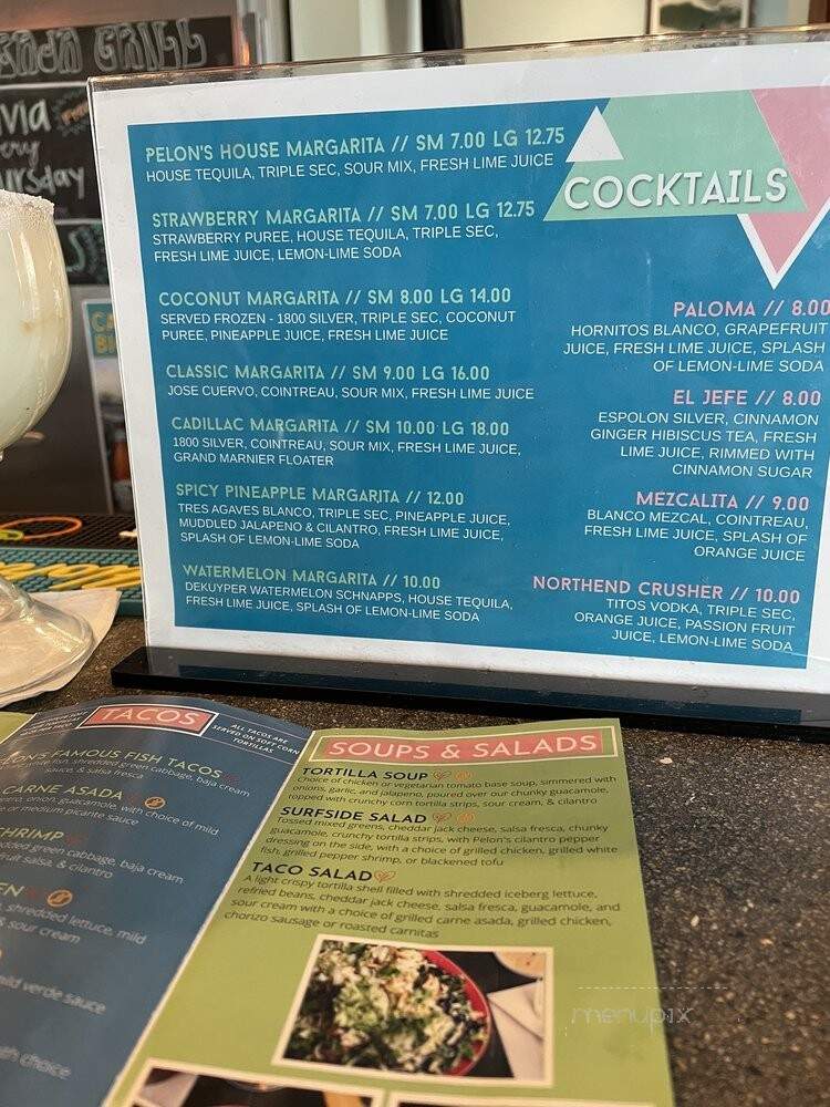 Pelon's Baja Grill - Virginia Beach, VA menu_pic