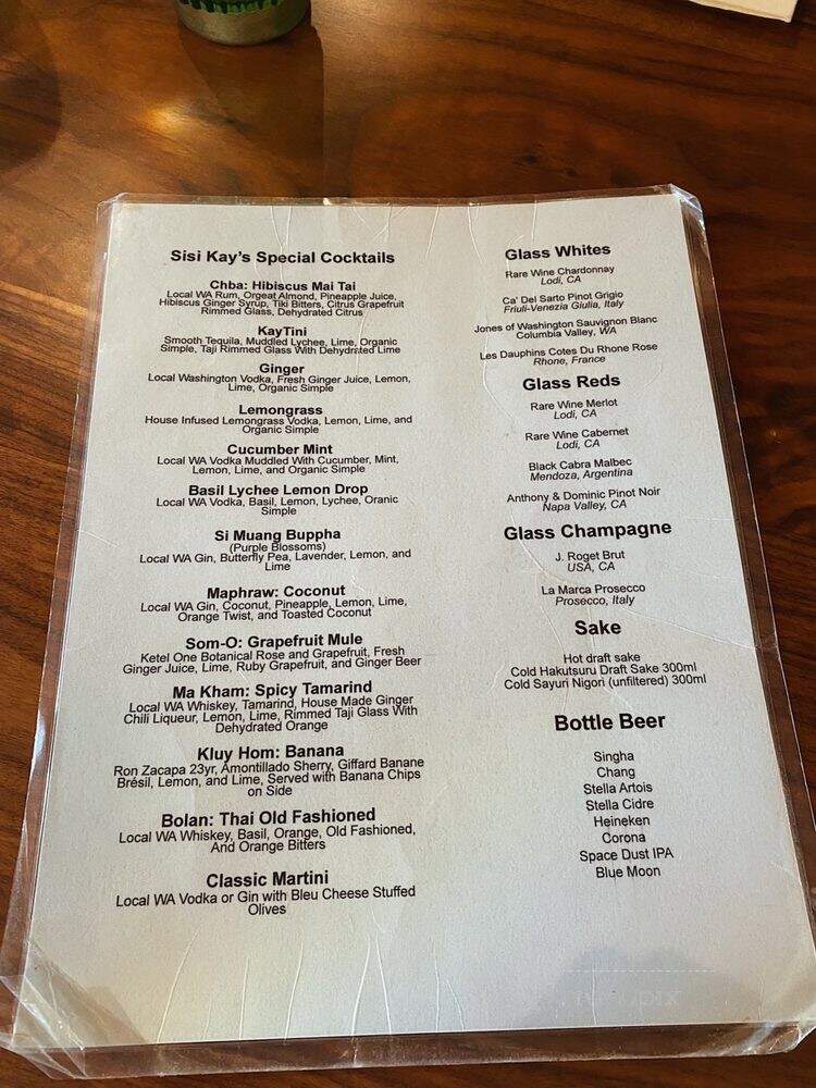 Sisi Kay Thai Eatery & Bar - Seattle, WA