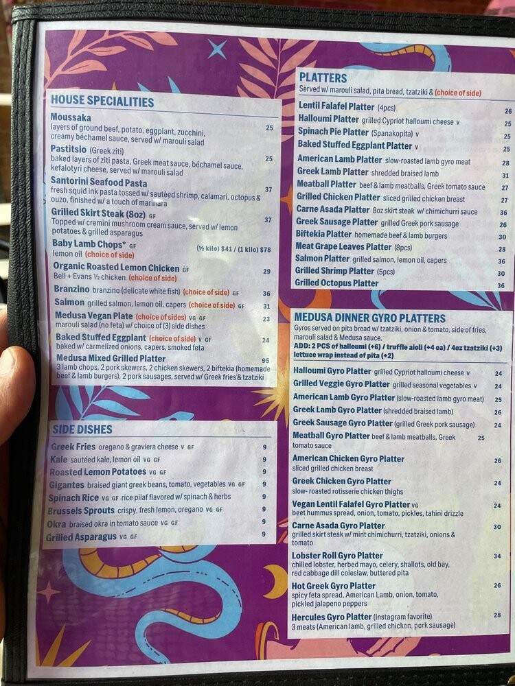 Medusa Greek Taverna - Brooklyn, NY menu_pic