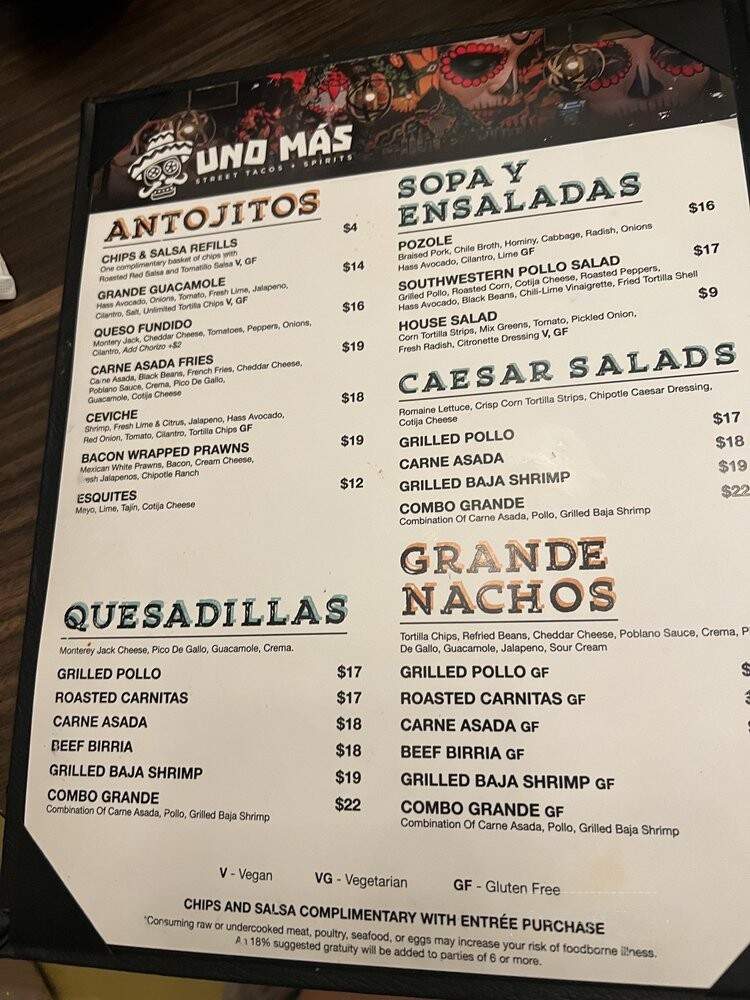 Uno Mas Street Tacos + Spirits - Reno, NV