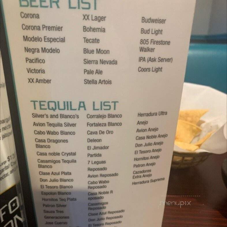 R Vida Cantina - Citrus Heights, CA menu_pic