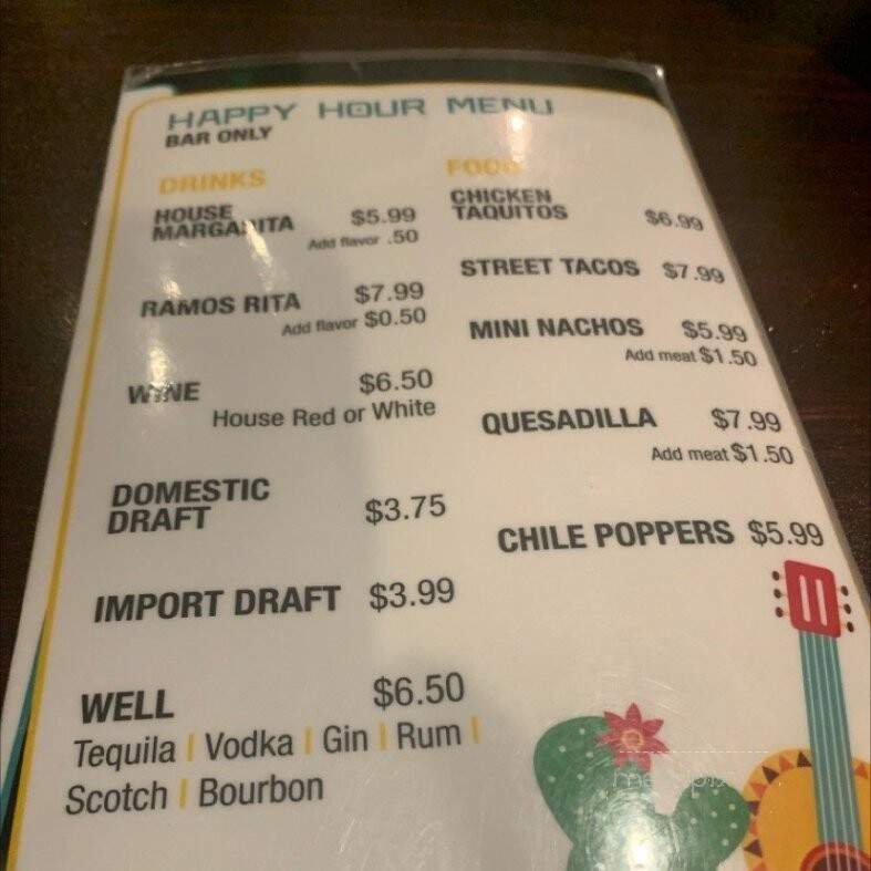 R Vida Cantina - Citrus Heights, CA menu_pic