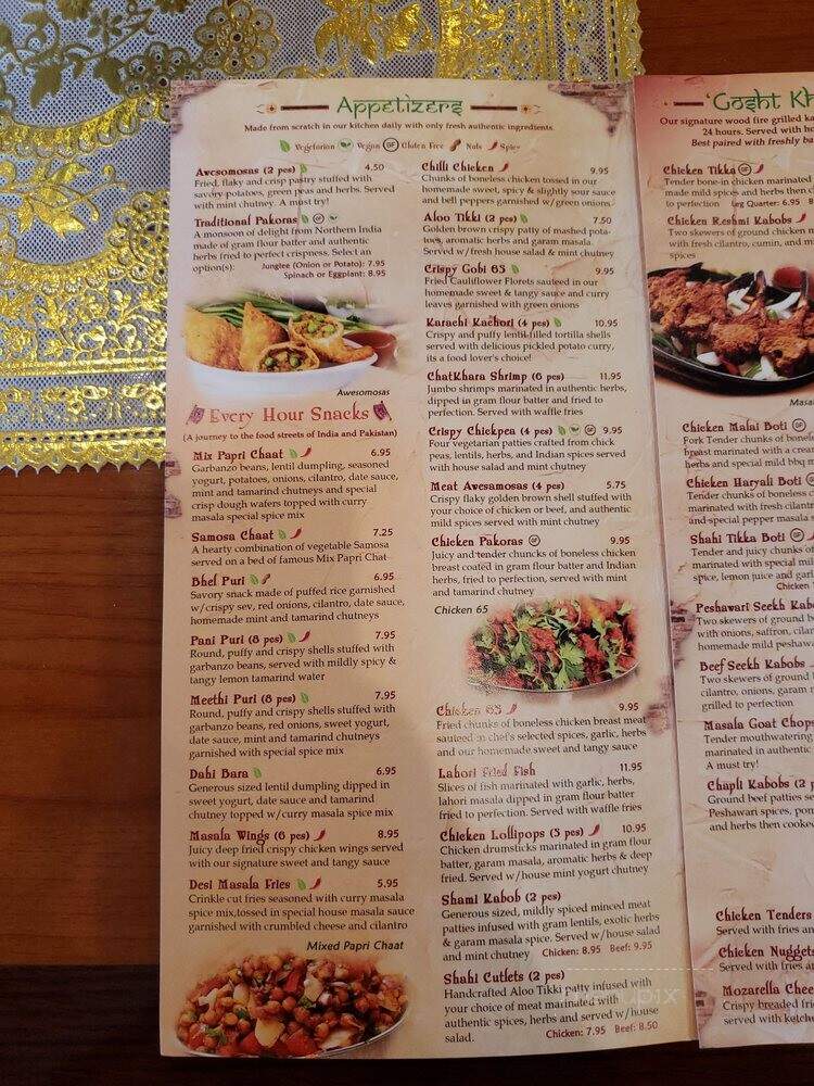 Curry Masala - Spring, TX menu_pic