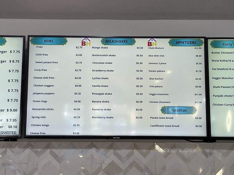 Burger Hut - Bellevue, WA menu_pic