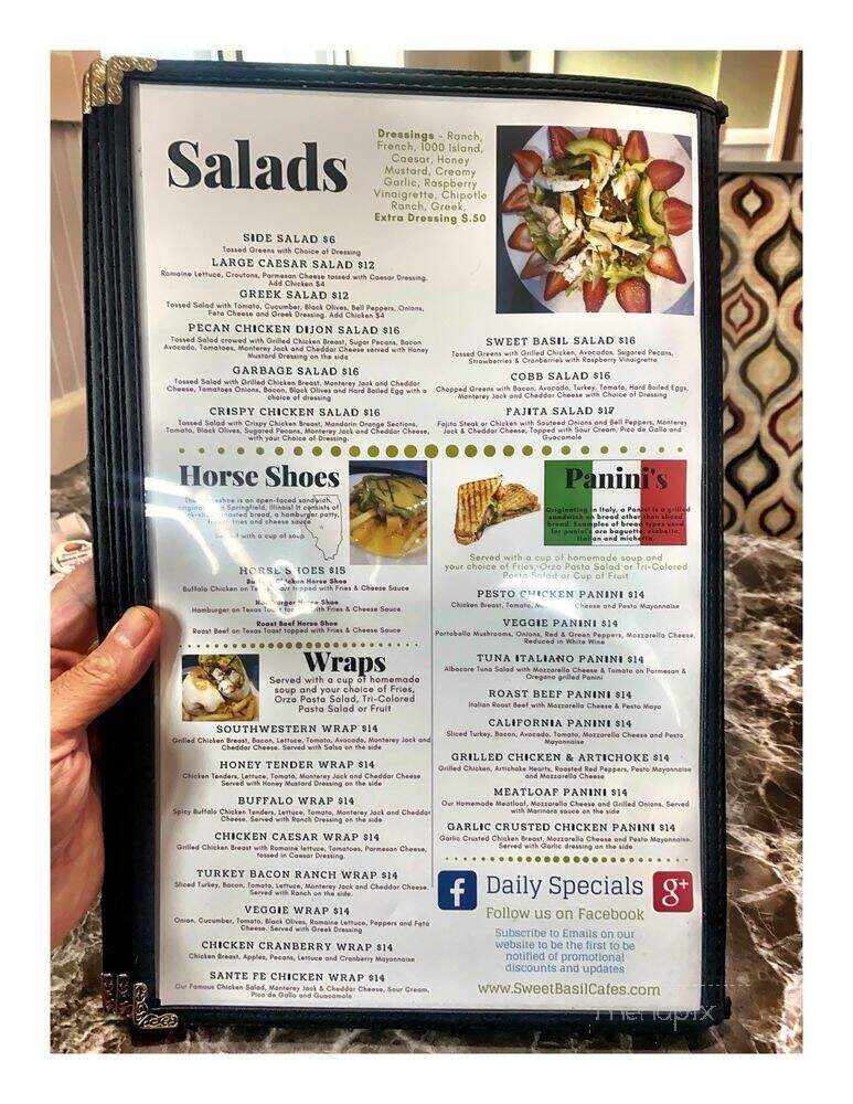 Sweet Basil Cafe of Skokie - Skokie, IL menu_pic