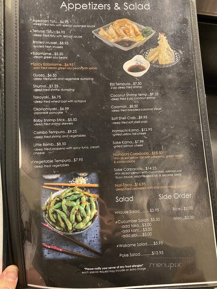 Sushi Daruma - Salinas, CA menu_pic