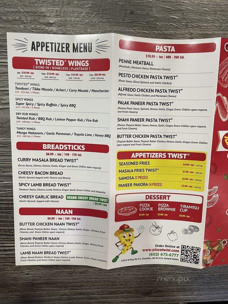 Chicago's Pizza With A Twist - Chandler, AZ menu_pic