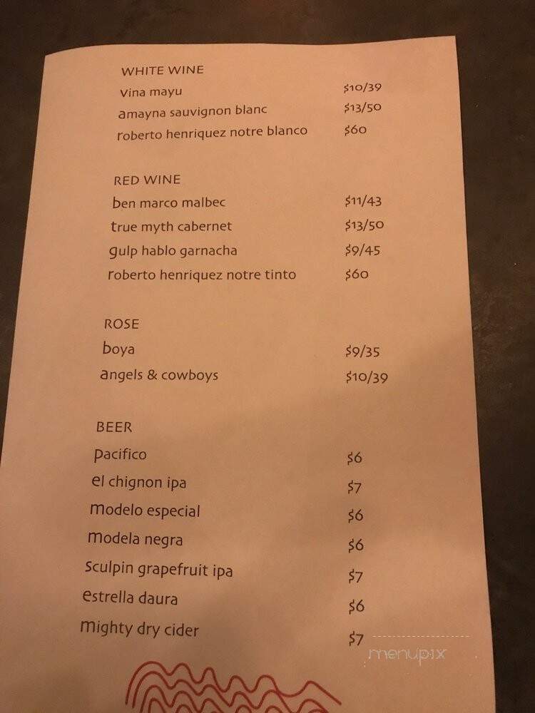 Tanka Restaurant - Los Angeles, CA menu_pic