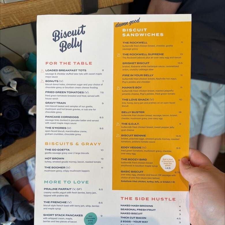 Biscuit Belly - Brownsboro Village, KY menu_pic