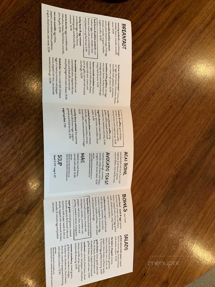 Goddess and the Baker - Chicago, IL menu_pic