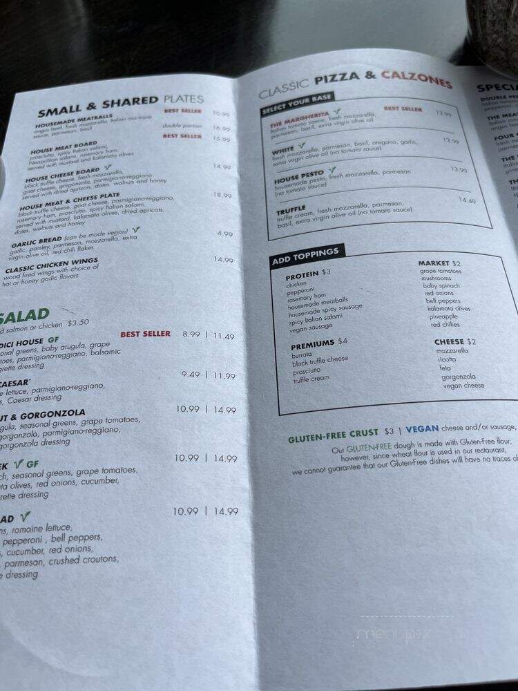 Midici Woodfired Pizza & Kitchen - Hawthorne, CA menu_pic
