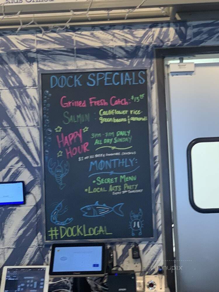 Dock Local - Dallas, TX menu_pic