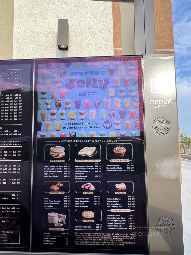 Peet's Coffee - Roseville, CA menu_pic