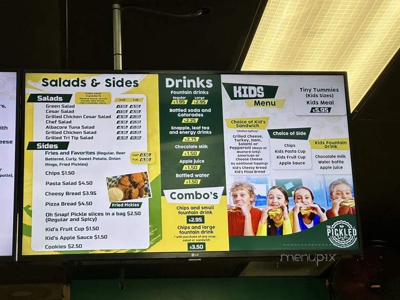 The Pickled Deli - Visalia, CA menu_pic