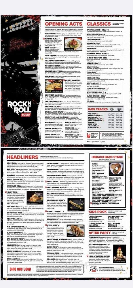 Rock N Roll Sushi Pace - Milton, FL menu_pic