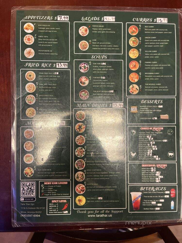 Original Thai Cuisine 2 Go - Mesa, AZ menu_pic