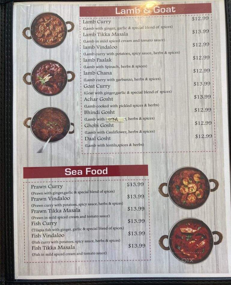 Delicious Curry House - Oakland, CA menu_pic